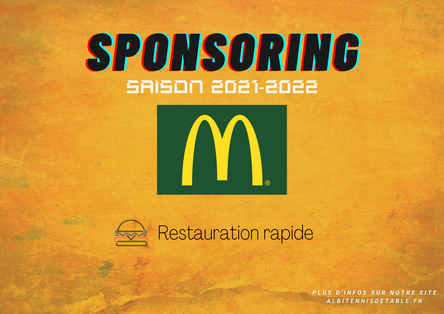 Sponsoring : McDonald’s