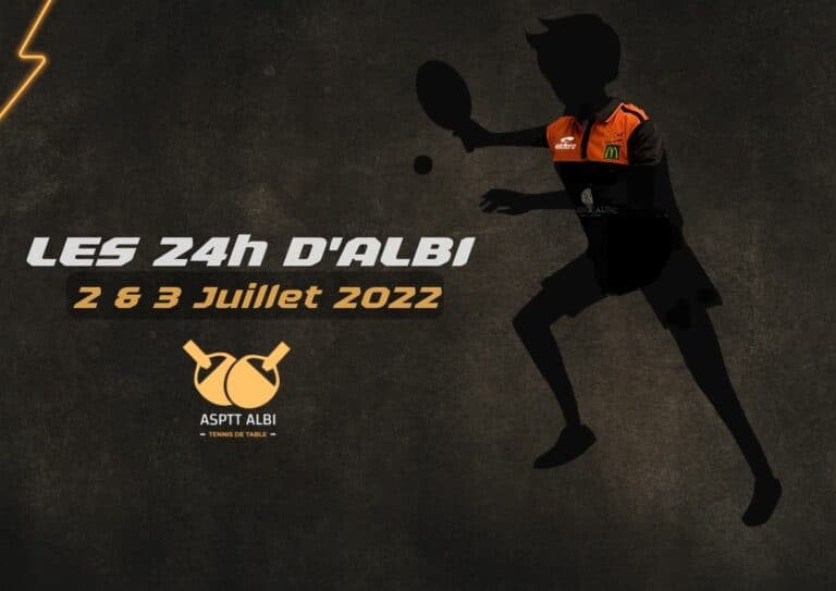 24h d’Albi Tennis de Table 2022