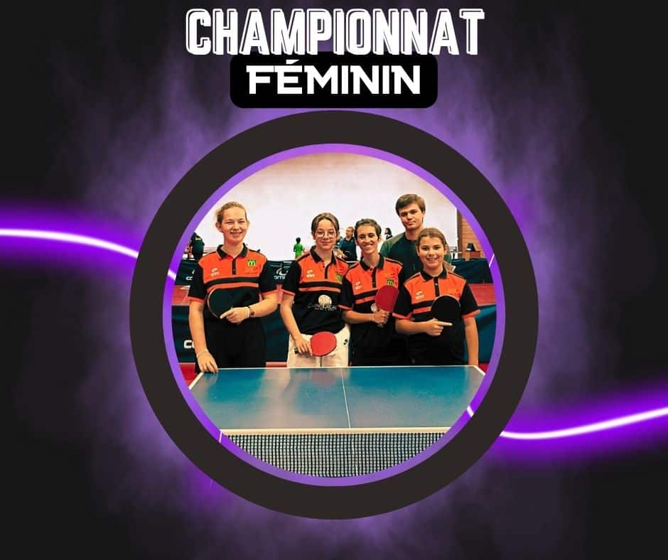 Championnat par équipe féminin albi tennis de table