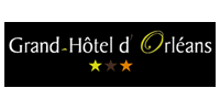 logo fond noir grand hotel orléans